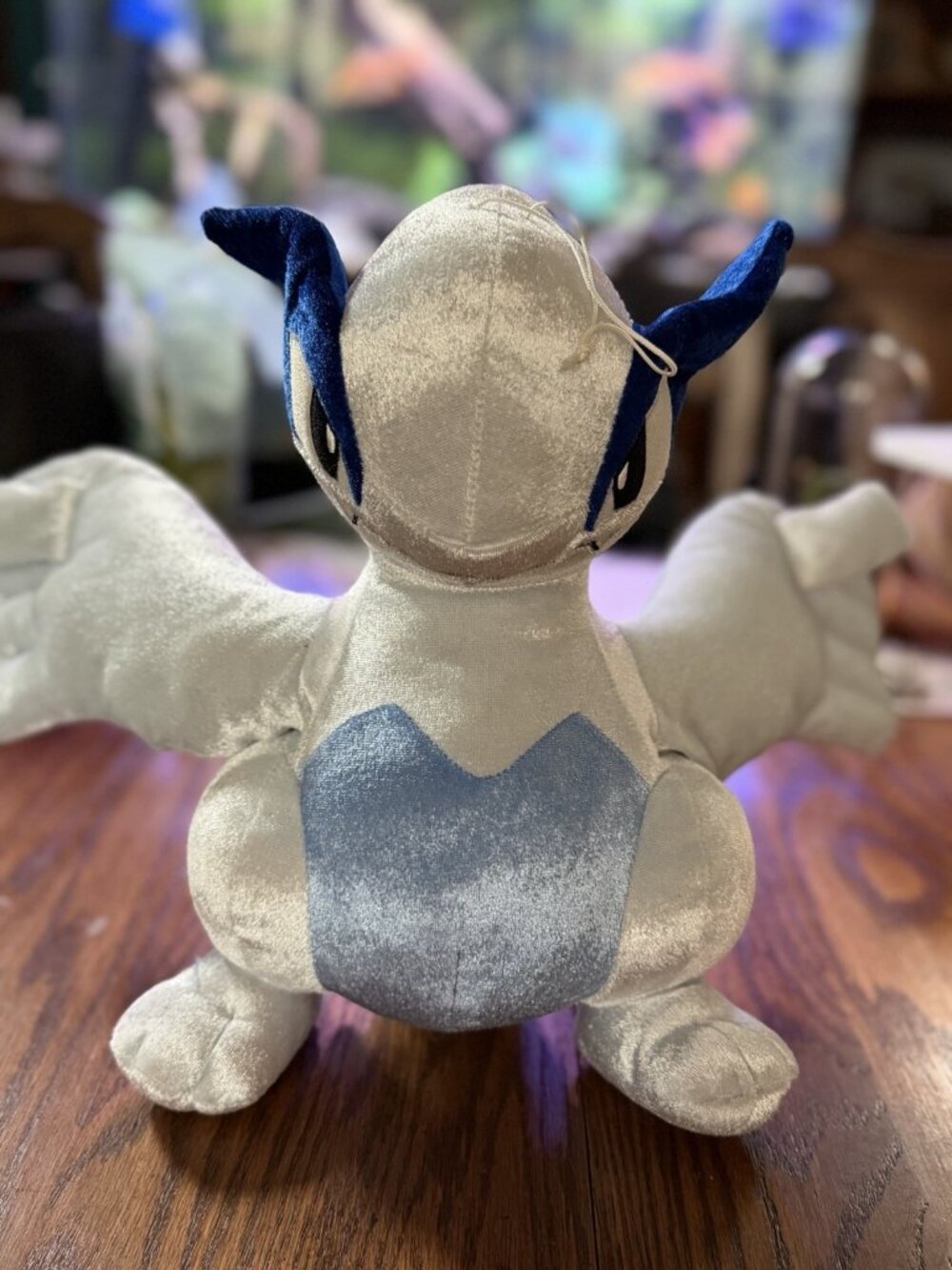 POKEMON 2010 DIAMOND & PEARL LUGIA DX SHINEY 12" PLUSH BANPRESTO 46385